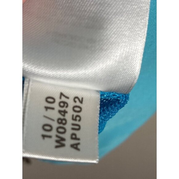 Reebok Womens Lightweight Blue Full-Zip Hooded Jacket With Elastic Cuffs Size S - Picture 10 of 11